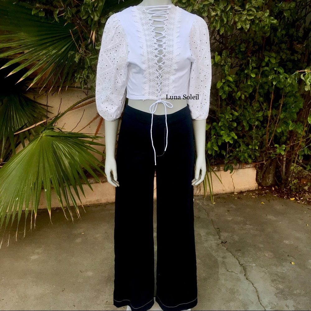 Reese Crochet Lace Top